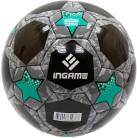 Футбольный мяч Ingame Pro Black №5 IFB-117 (черный/синий) - 
