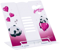 Подставка для книг Феникс+ Панда с сердцем / 59883 (белый) - 