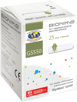Тест-полоски для глюкометра Bionime GS550 (25шт) - 