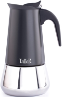 Гейзерная кофеварка TalleR TR-99258 (антрацит) - 