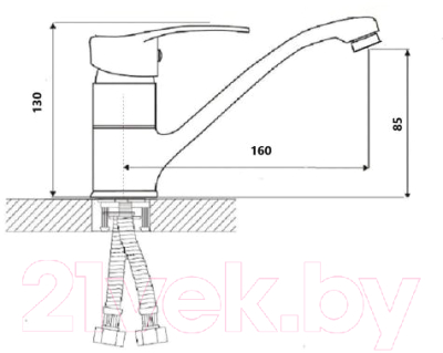 Смеситель Wisent WP45205-2