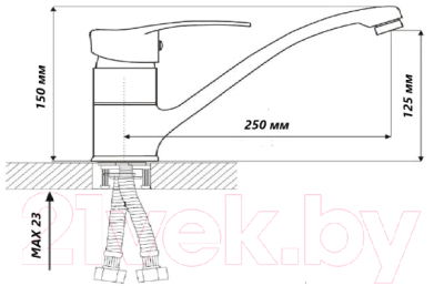 Смеситель Wisent WP49205