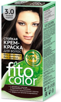 Крем-краска для волос Fito Косметик Fitocolor Стойкая тон 3.0 (115мл, темный каштан) - 