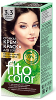 Крем-краска для волос Fito Косметик Fitocolor Стойкая тон 3.3 (115мл, горький шоколад ) - 
