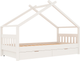 Стилизованная кровать детская ФанДОК Домик Ф-141.11 90x200 (белый) -