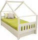 Стилизованная кровать детская ФанДОК Домик Ф-141.11 90x200 - 