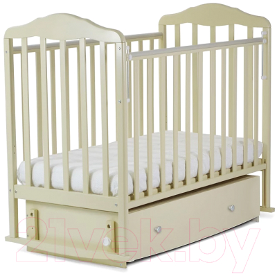 Детская кроватка СКВ 123009 (бежевый)