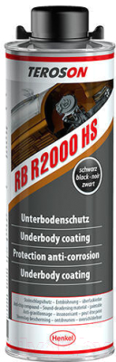 Антигравий Henkel Teroson RB R2000HS / 767197 (1л, черный)