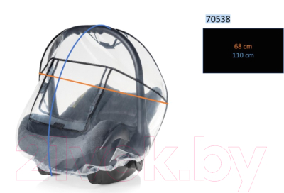 Изображение товара Дождевик для коляски Reer Peva / 70538