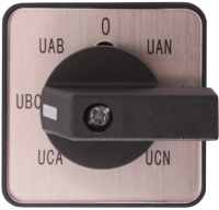 Переключатель Chint LW32-10/YH5/3 10А UCA-UBC–UAB - 0-UAN-UBN-UCN 425056 - 