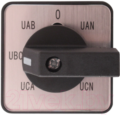 Переключатель Chint LW32-10/YH5/3 10А UCA-UBC–UAB - 0-UAN-UBN-UCN 425056