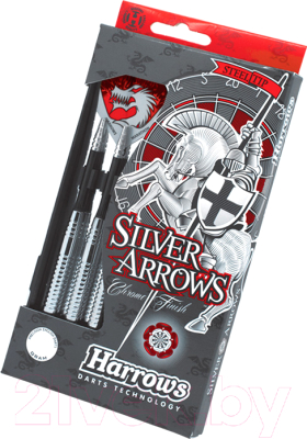 Набор дротиков для дартса Harrows Silver Arrows steel 24g
