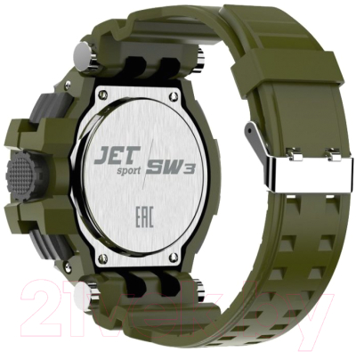 Фитнес-трекер JET Sport SW-3 (зеленый)