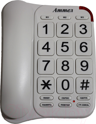 Проводной телефон Аттел 204 (кремовый)