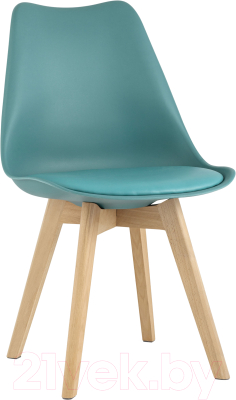 Стул Stool Group Frankfurt / Y863 (серо-зеленый/деревянные ножки)