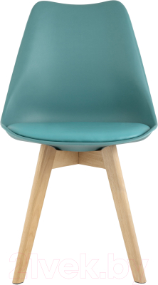 Стул Stool Group Frankfurt / Y863 (серо-зеленый/деревянные ножки)