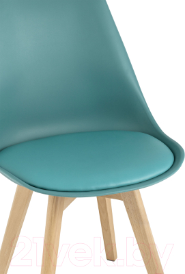 Стул Stool Group Frankfurt / Y863 (серо-зеленый/деревянные ножки)