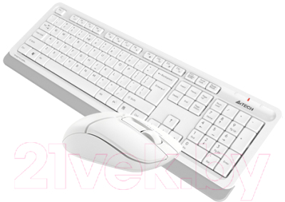 Клавиатура+мышь A4Tech Fstyler FG1012 (белый)