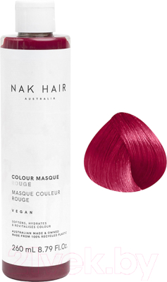 Оттеночный бальзам для волос Nak Colour Masque Rouge (260мл)