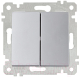 Миниатюра изображения товара Выключатель Mutlusan Rita 2200 402 0182 (серебристый)