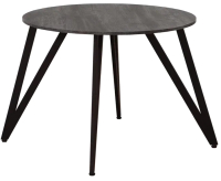 Обеденный стол Millwood Женева 2 Л18 D90 (сосна пасадена/металл черный) - 