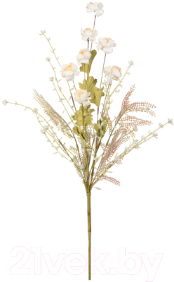 Искусственный цветок Вещицы Гвоздика полевая HDF2 (кремовый)