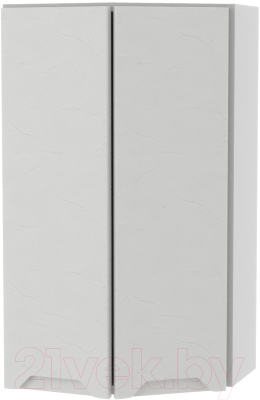 Шкаф навесной для кухни ДСВ Тренто ПТ 400 (серый/белый)