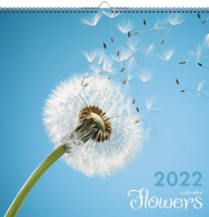 Календарь настенный Listoff Цветы 2022 / КПКС2223 - 