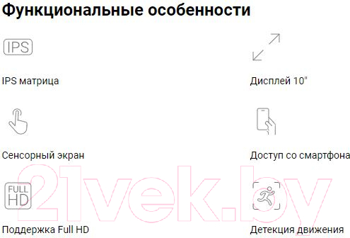 Монитор IP-видеодомофона CTV M5102 W