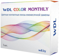 Контактная линза WDL Color Monthly BC 8.6 blue -6.00 - 