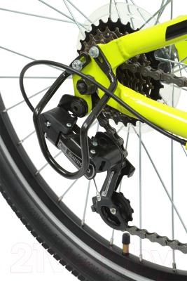Велосипед Forward Twister 24 1.0 2022 / RBK22FW24048 (зеленый/фиолетовый)