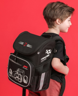 Школьный рюкзак Grizzly RAl-295-2 (черный)