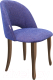 Миниатюра изображения товара Стул Sheffilton SHT-ST34/S122 (синий мираж/темный орех/черный муар)