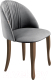 Миниатюра изображения товара Стул Sheffilton SHT-ST35-1/S122 (угольно-серый/темный орех/черный муар)