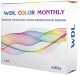 Контактная линза WDL Color Monthly BC 8.6 green -6.00 - 