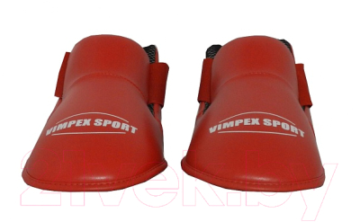 Защита стопы для единоборств Vimpex Sport ITF Foot / 4604 (M, красный)