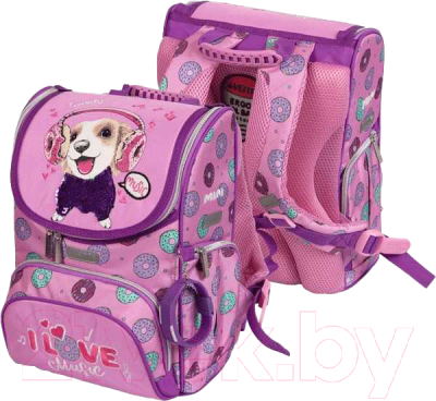Школьный рюкзак deVente Mini. Music Dog / 7030216