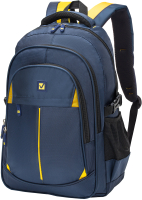 Школьный рюкзак Brauberg Titanium / 270768 (синий/желтые вставки) - 