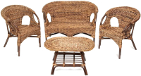 Комплект садовой мебели Tetchair Mandalino 05/21 2 кресла (грецкий орех) - 