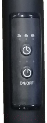 Полотенцесушитель электрический Маргроид Вид 10 СНШ 80x50 (таймер справа, черный матовый)