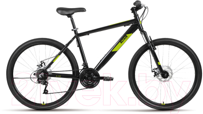 Велосипед Forward AL 26 D 2022 / RBK22AL26193 (18, черный/зеленый)