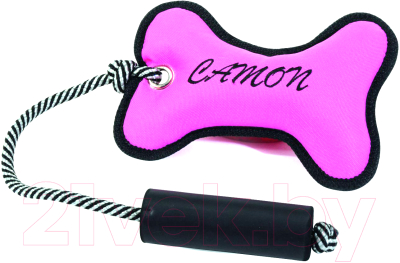 Игрушка для собак Camon Кость из ткани оксфорд с веревкой / AH511/A