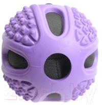 Игрушка для собак Camon Мячик из резины с набивкой и пищалкой / AD061/B