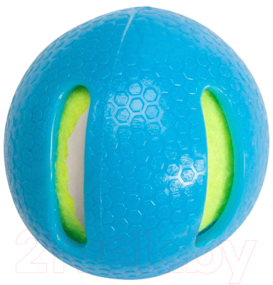 Набор игрушек для собак Camon Мячики теннисные мохнатые с лицами / AD103 (3шт)