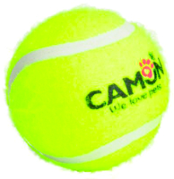 

Игрушка для собак Camon, Мячик теннисный со звуком / AD113/A