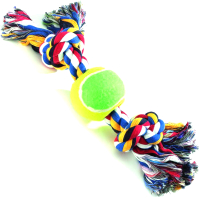 Игрушка для собак Camon Косточка веревка с мячом / A952/D - 