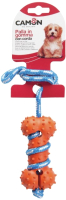 

Игрушка для собак Camon, Кость резиновая с веревкой / AD028/A