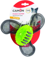 

Игрушка для собак Camon, Мячик регби/бумеранг из термопластичной резины / AD034/I