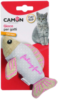 

Игрушка для кошек Camon, Рыбка с кошачьей мятой / AG031/D