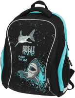 Школьный рюкзак Berlingo Sea Monster / RU07216 (черный/бирюзовый) - 